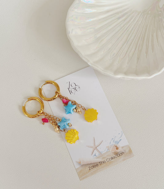Costa dorada earrings