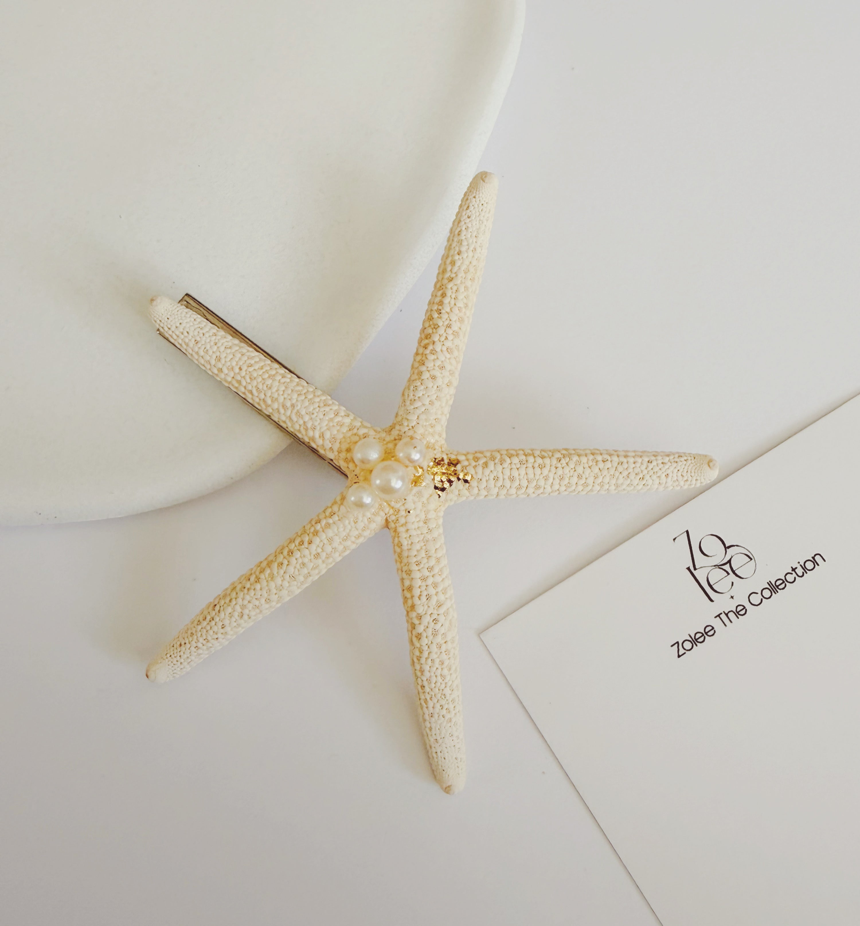 Starfish hair clip