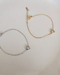 Delicate  heart bracelet
