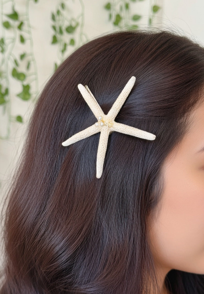 Starfish hair clip