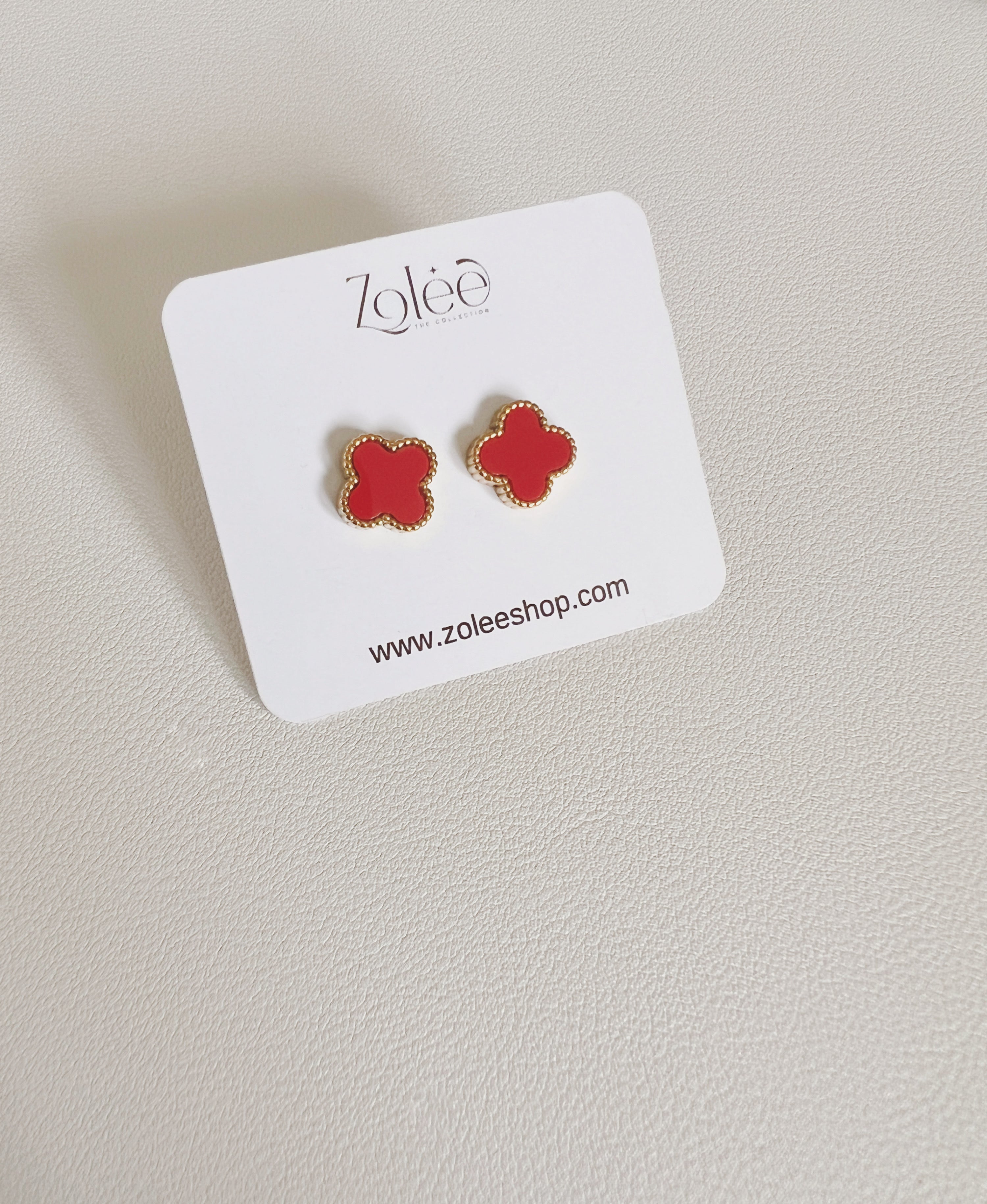 small red  clover stud