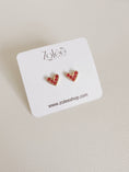 Load image into Gallery viewer, Mini red heart stud
