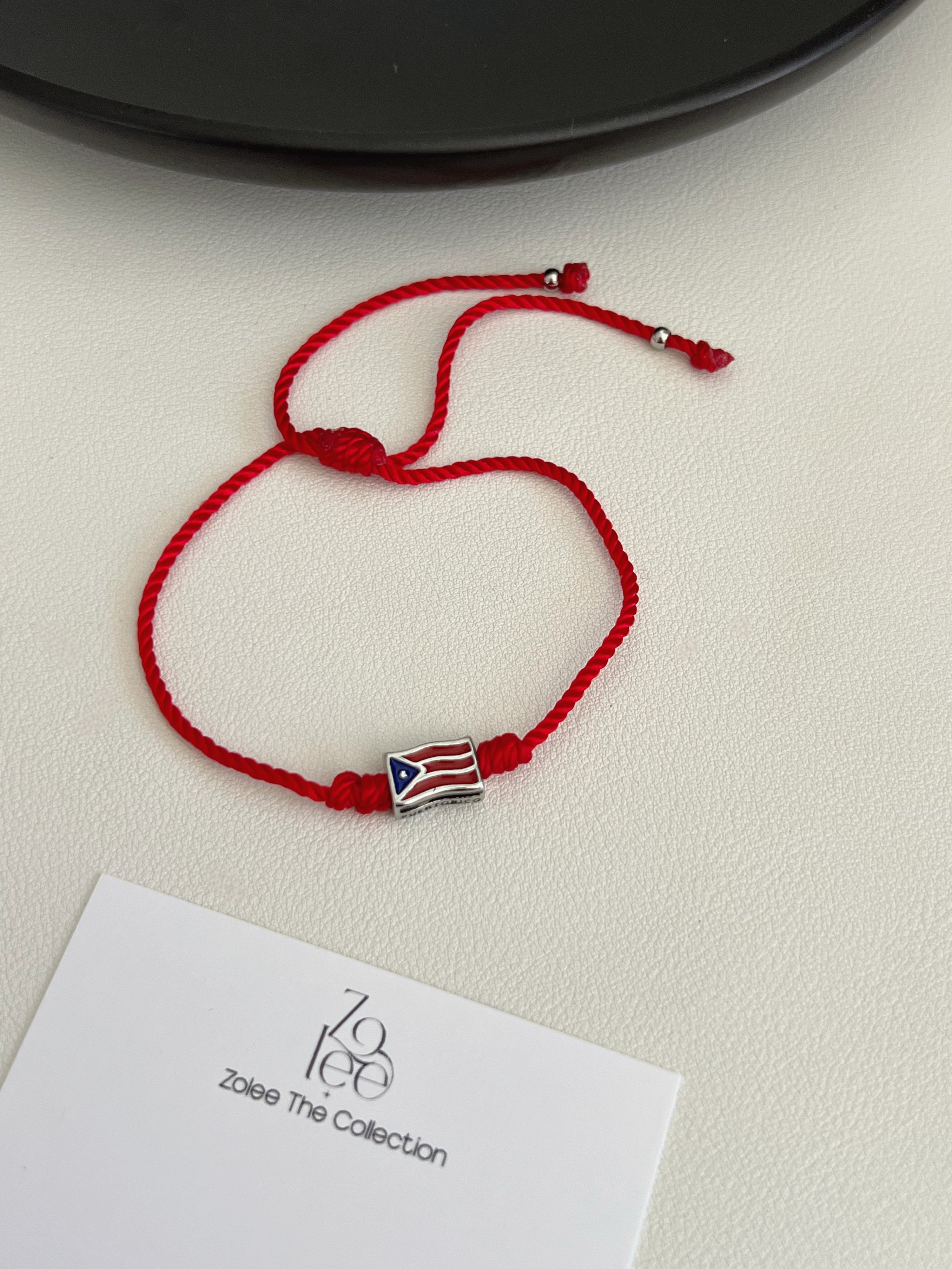 Puerto Rico 2 map  bracelet