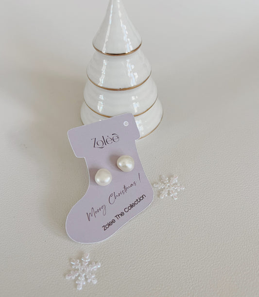 Freshwater pearl stud