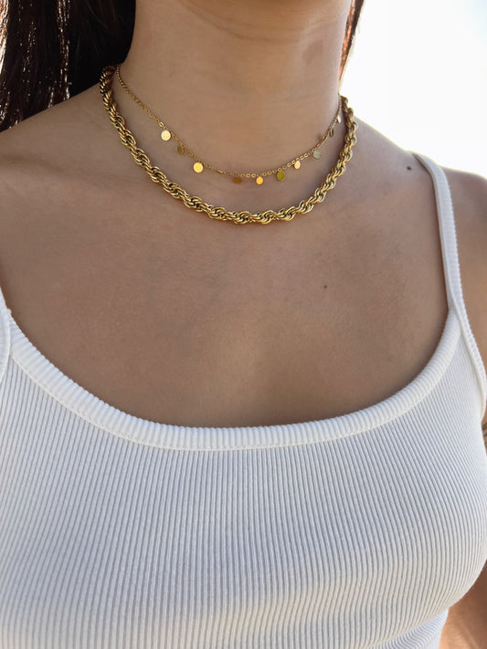 Bold rope necklace