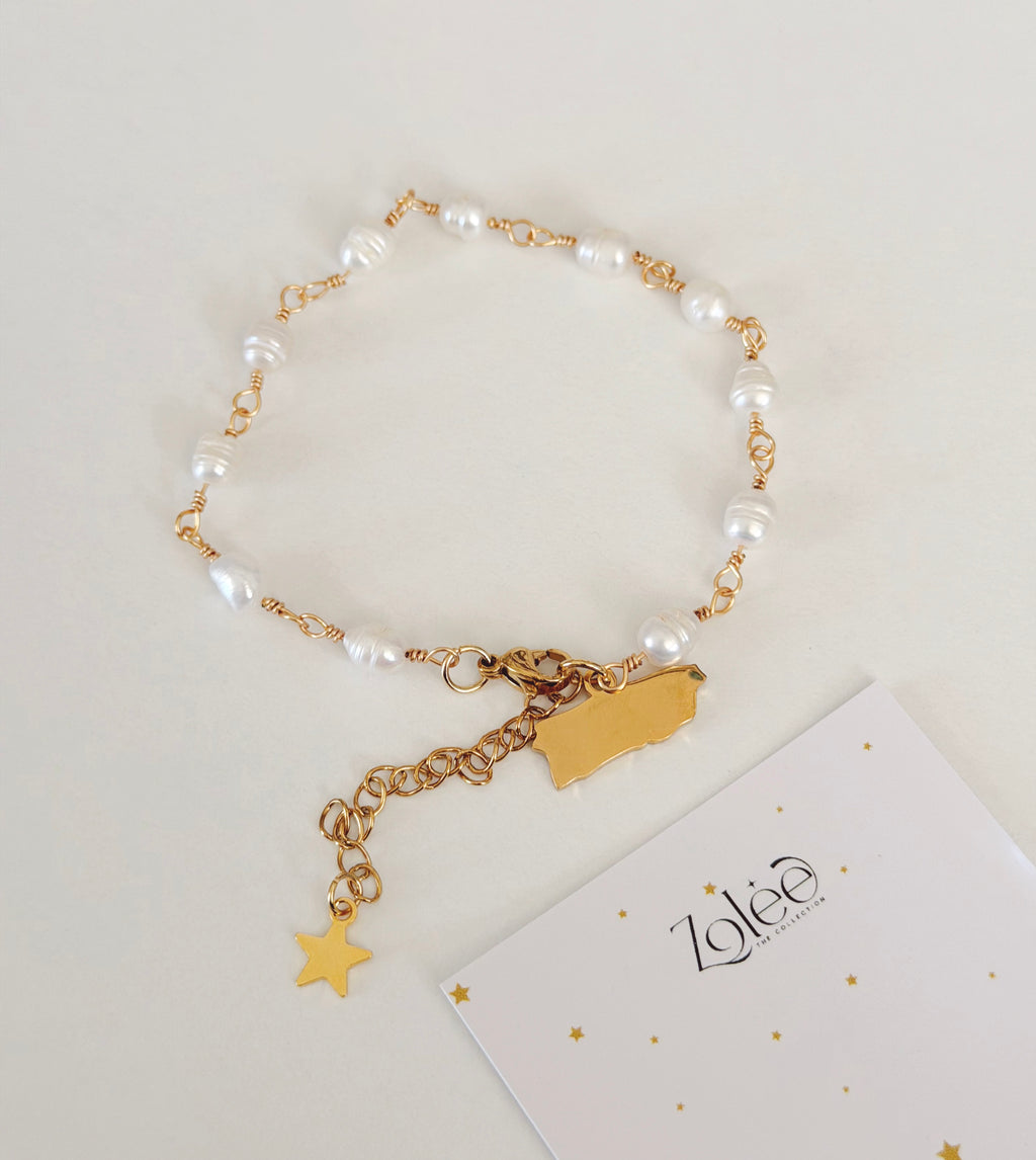 Puerto Rico pearls bracelet