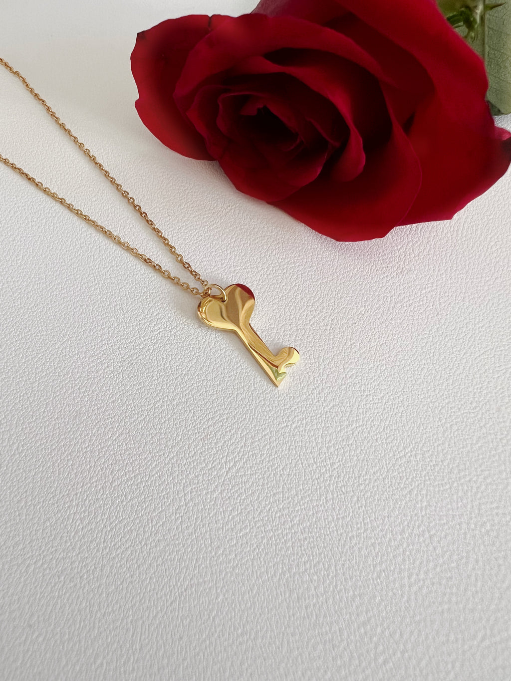 Key heart necklace