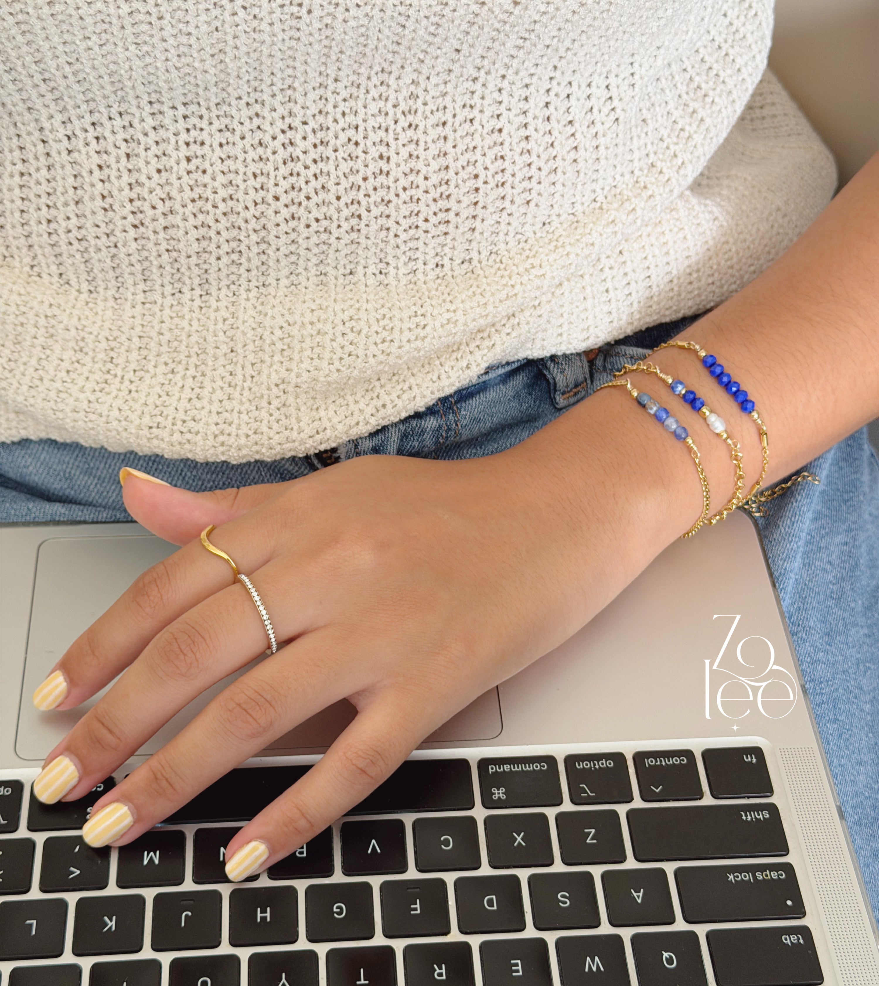 Sapphire set  bracelet
