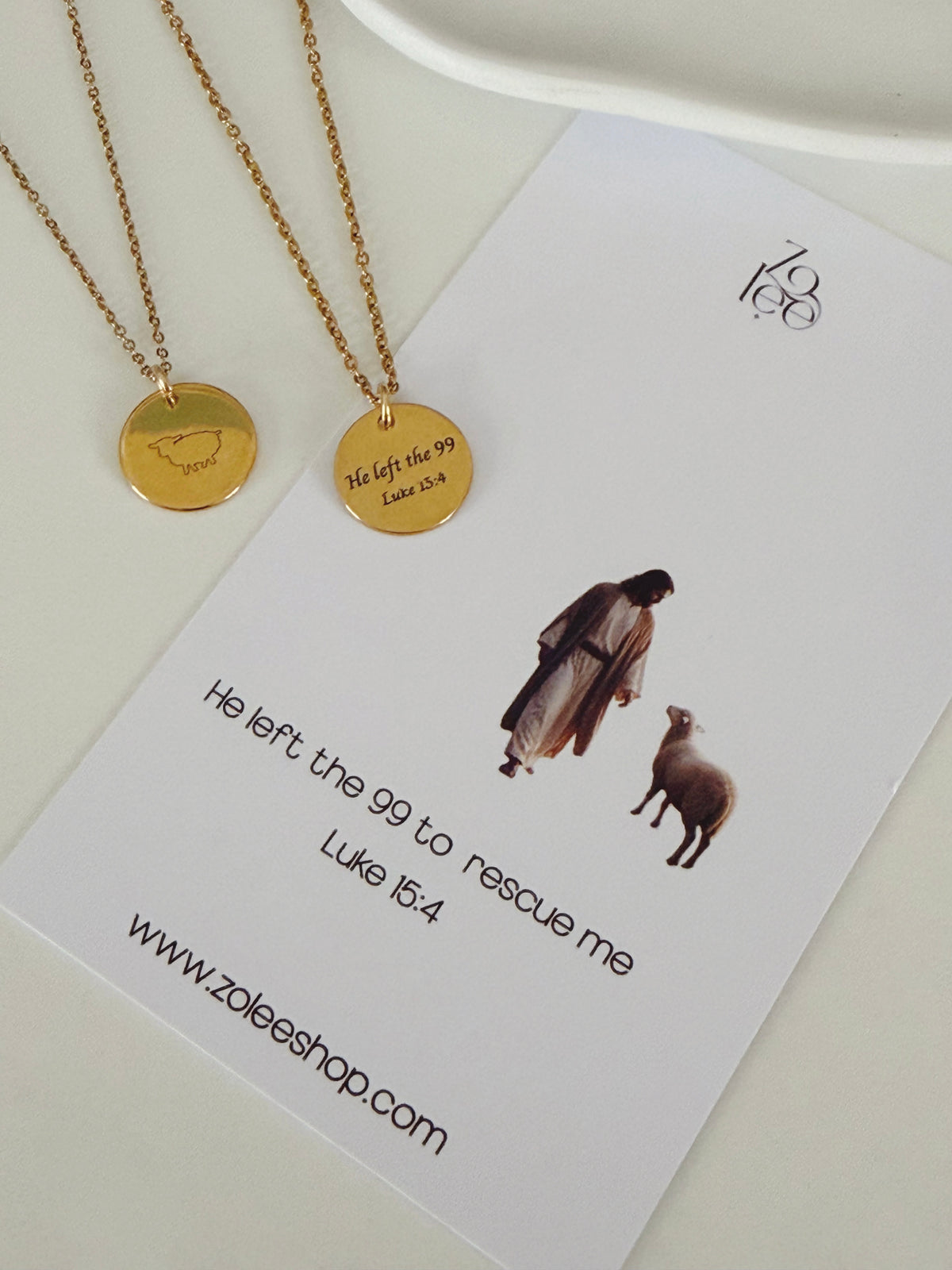 The good shepherd necklace