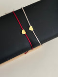Letter heart bracelet