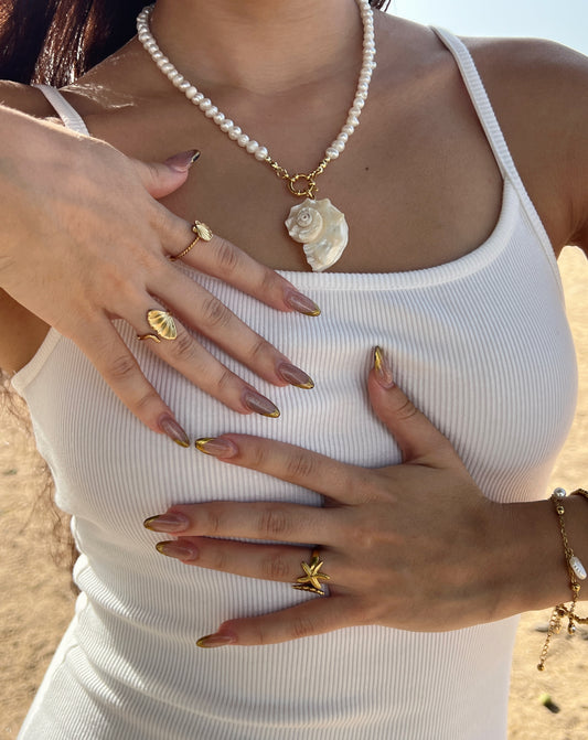 Salty shell ring
