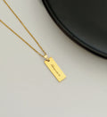 Bar necklace