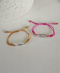 Baby cord bracelet