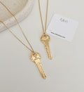B brave key necklace