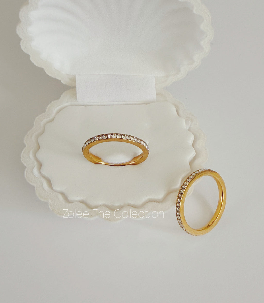 Pave Eternity  ring
