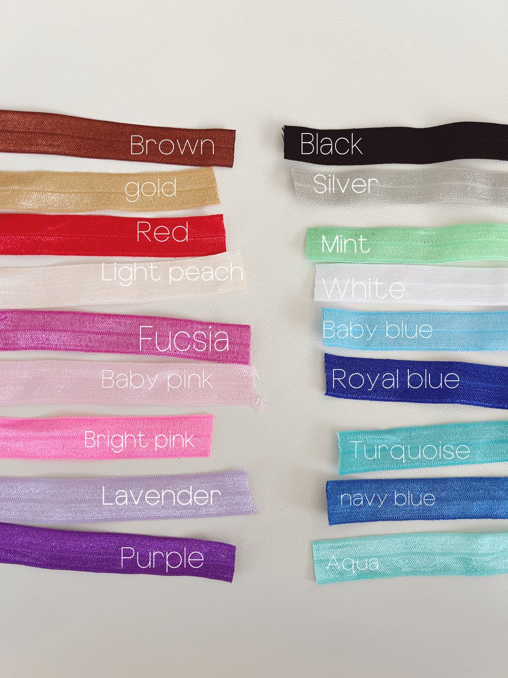 Letter spandex bracelet