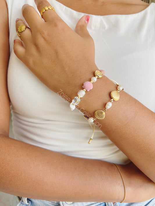 Blush sea bracelet