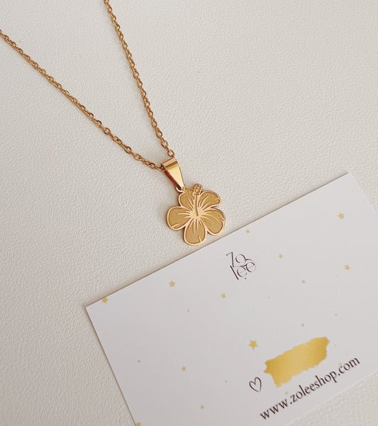 Amapola gold necklace