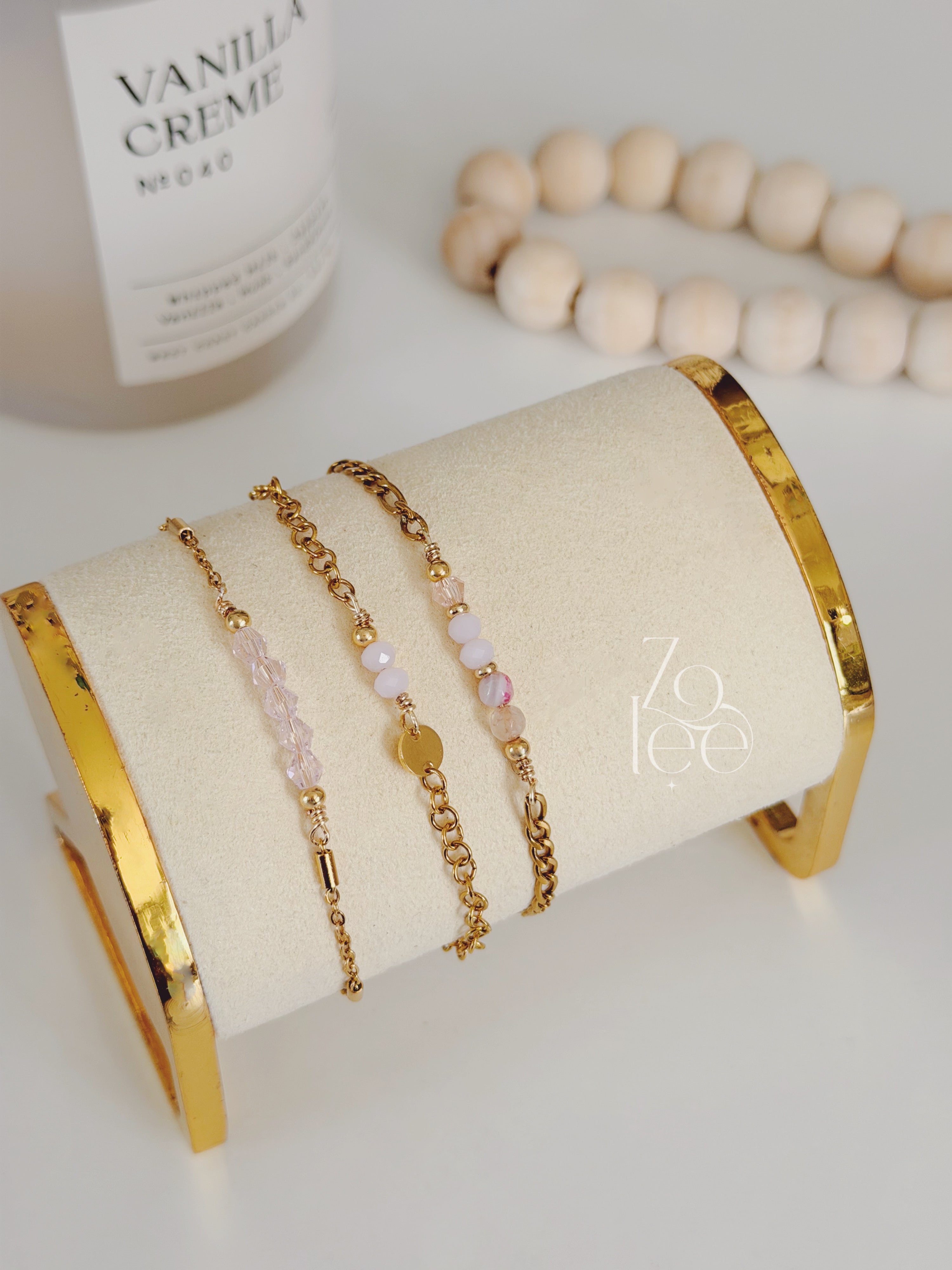 Pink  set bracelet