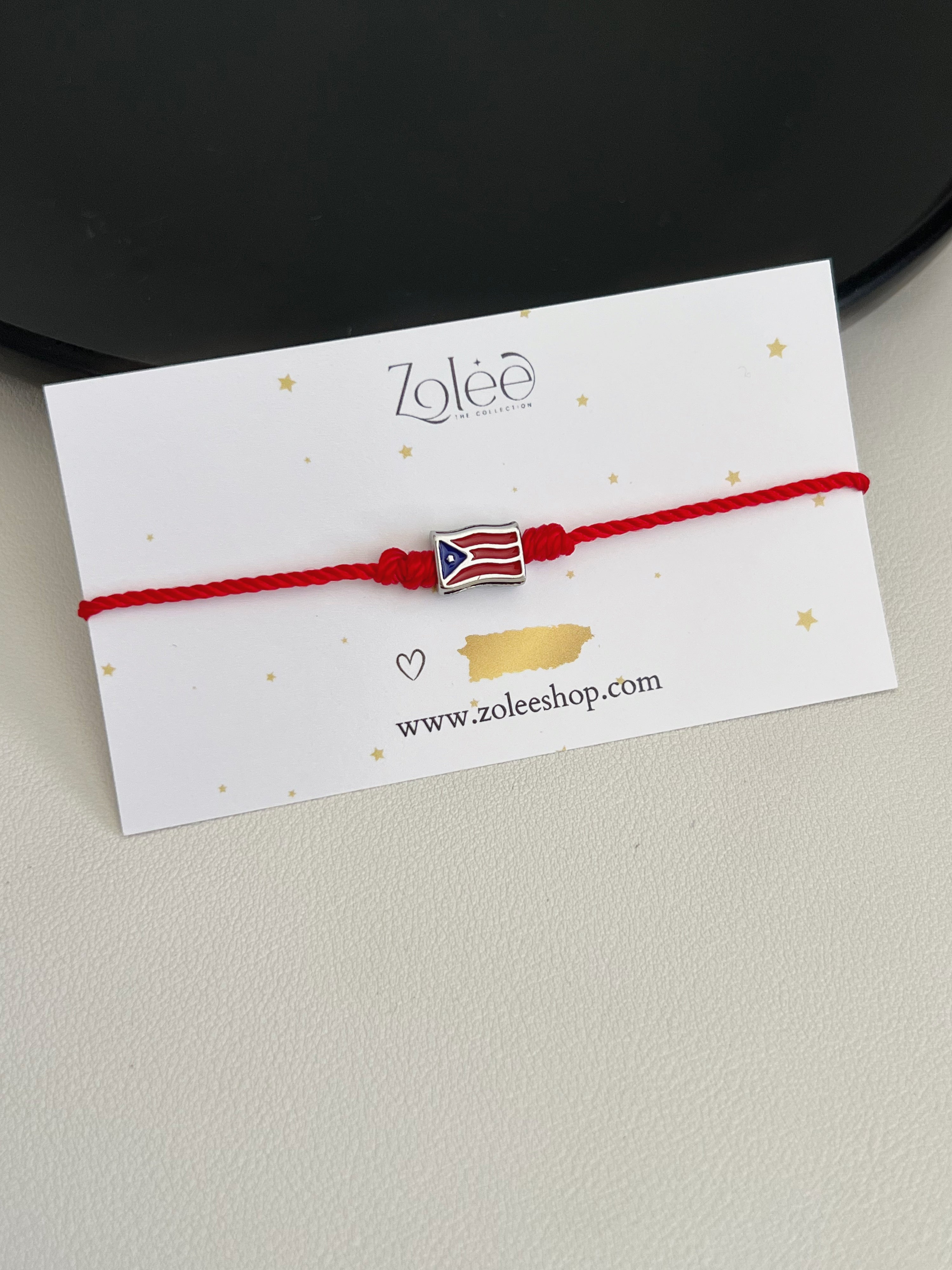 Puerto Rico 2 map  bracelet