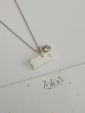 Silver Love PR  Necklace