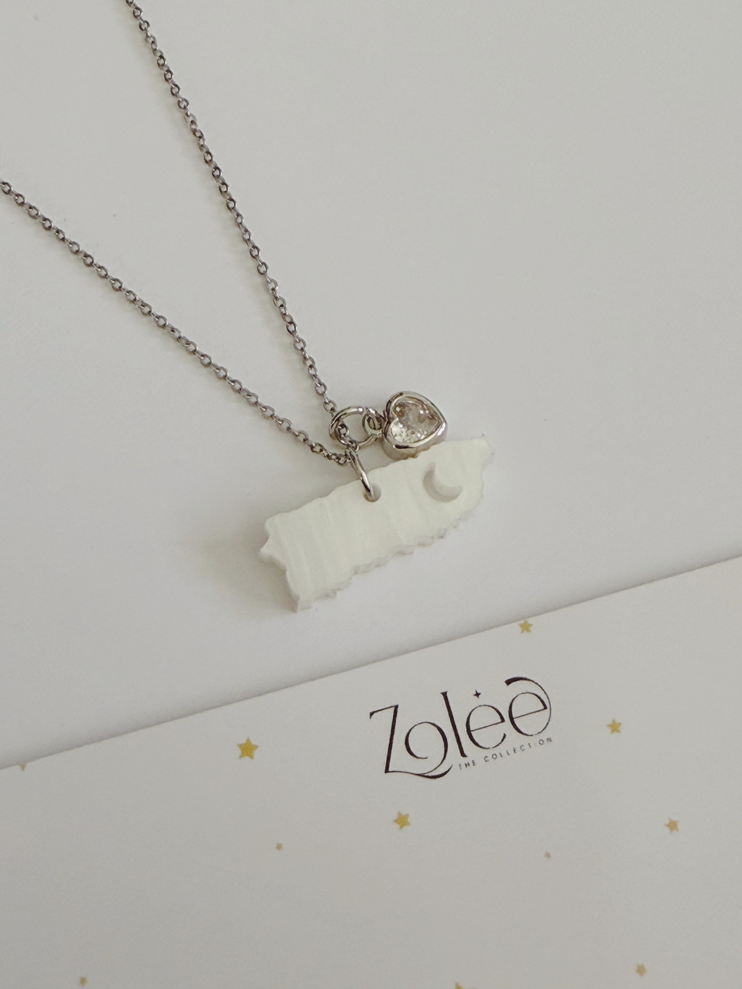 Silver Love PR  Necklace