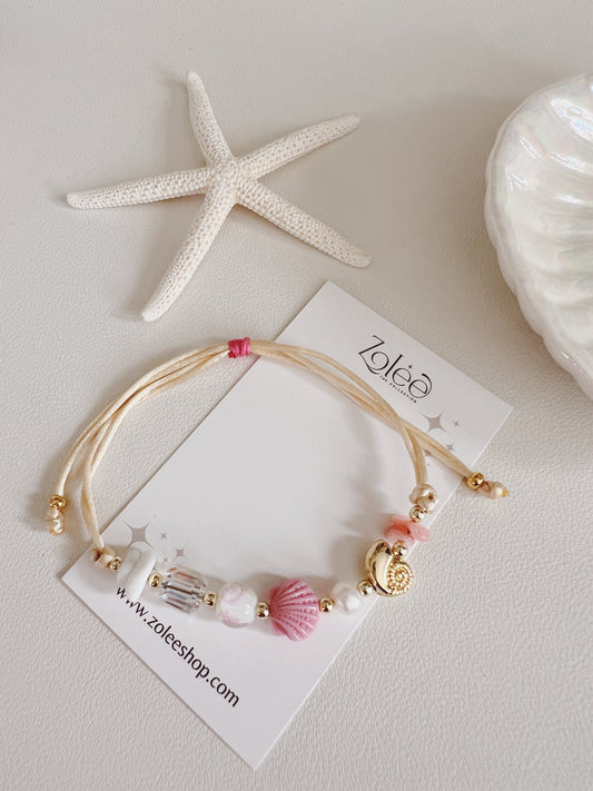 Blush sea bracelet