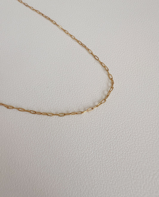Lock monogram necklace