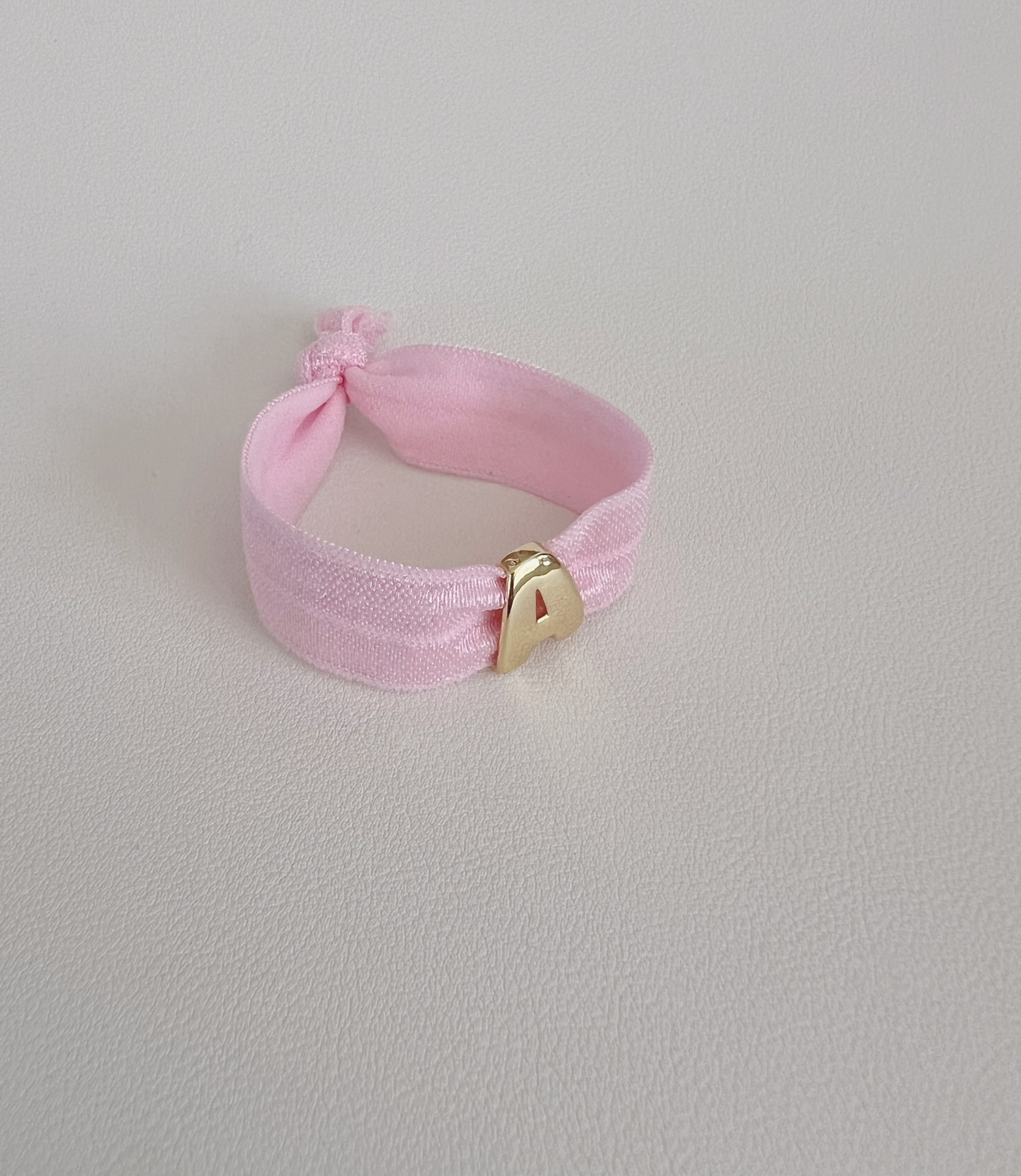 Letter spandex bracelet