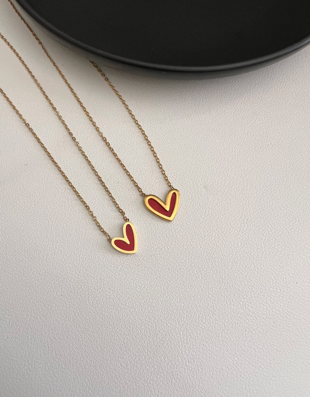 Red heart necklace