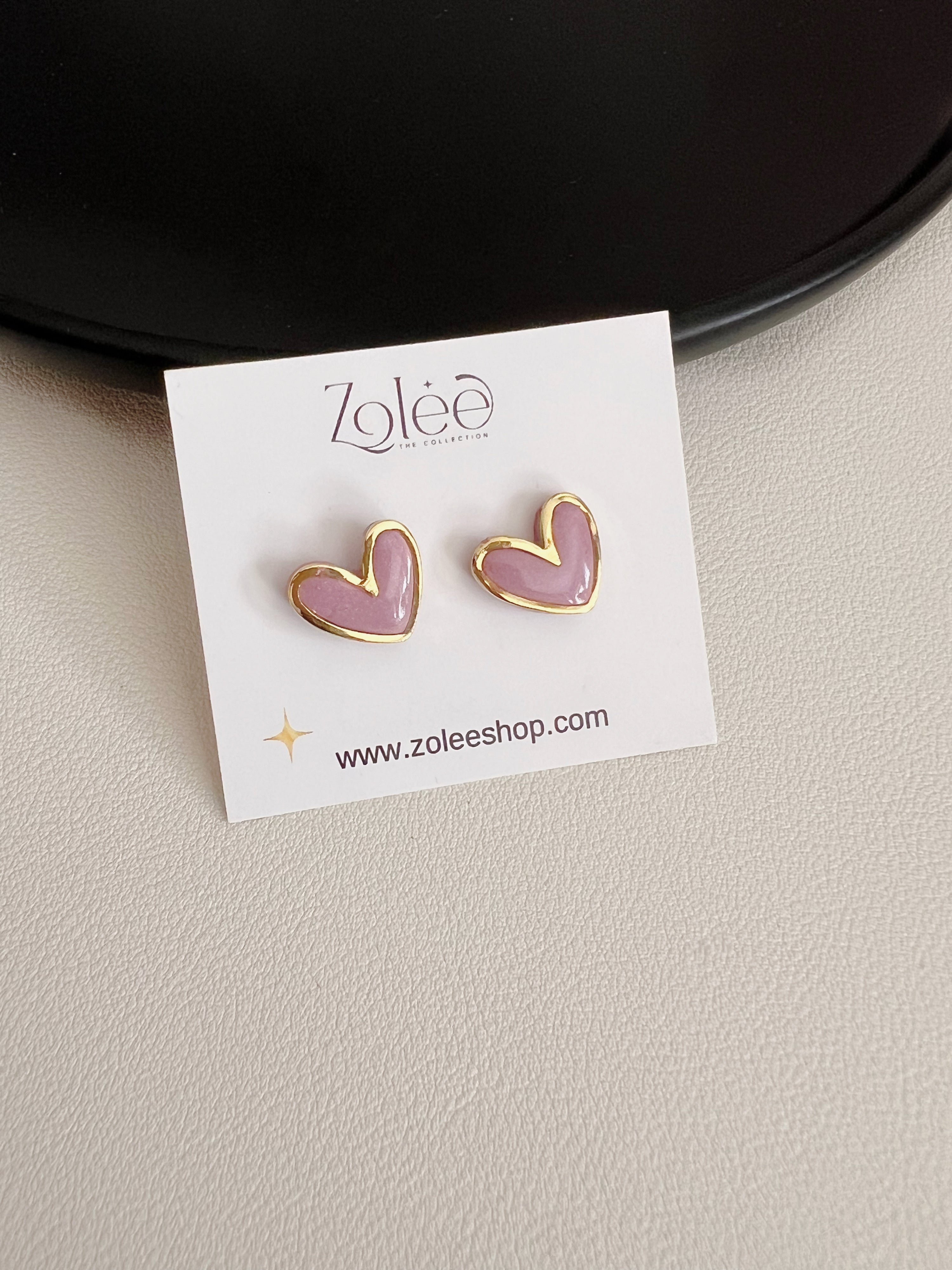 Heart studs