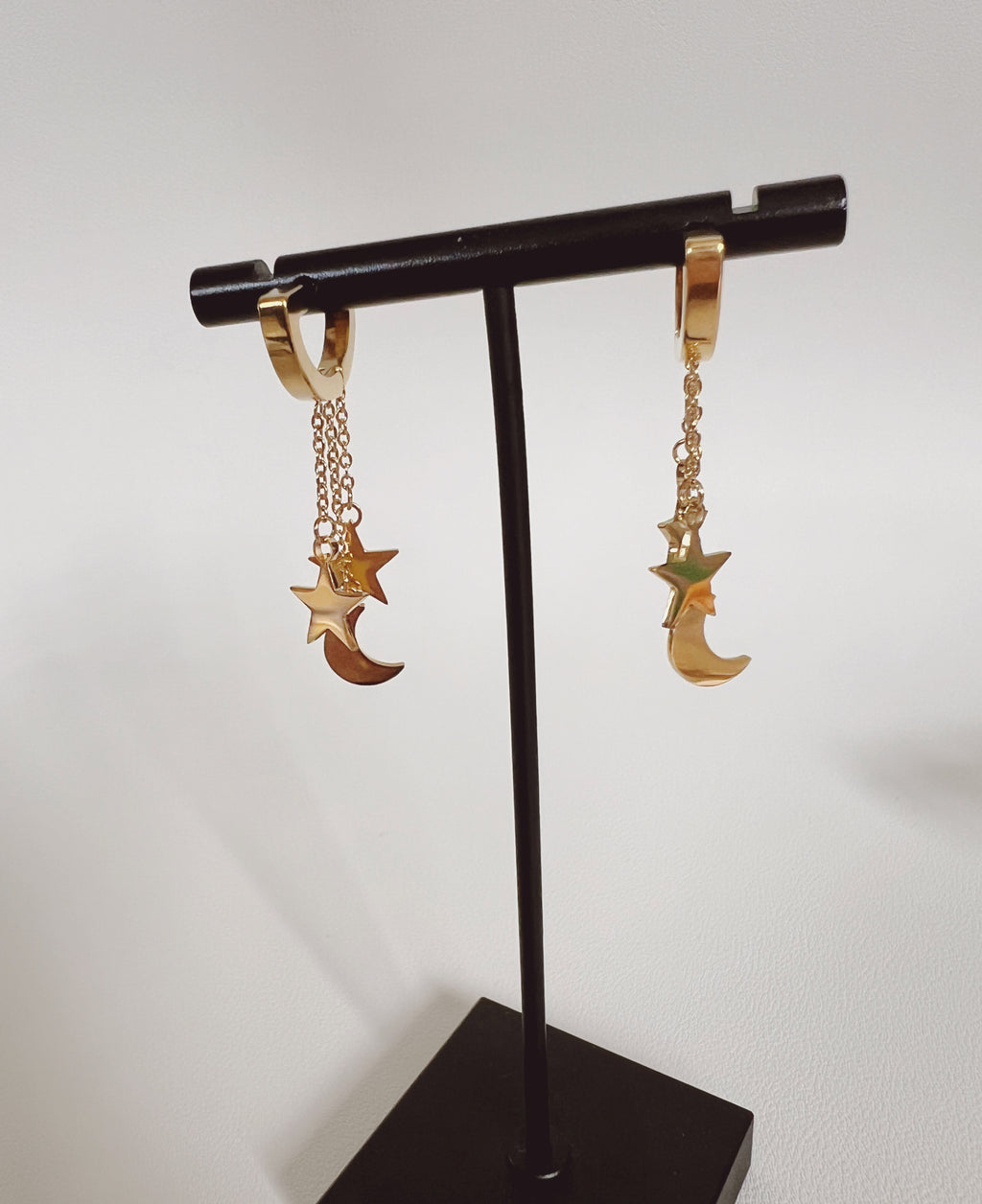Moon & Stars dangle earrings