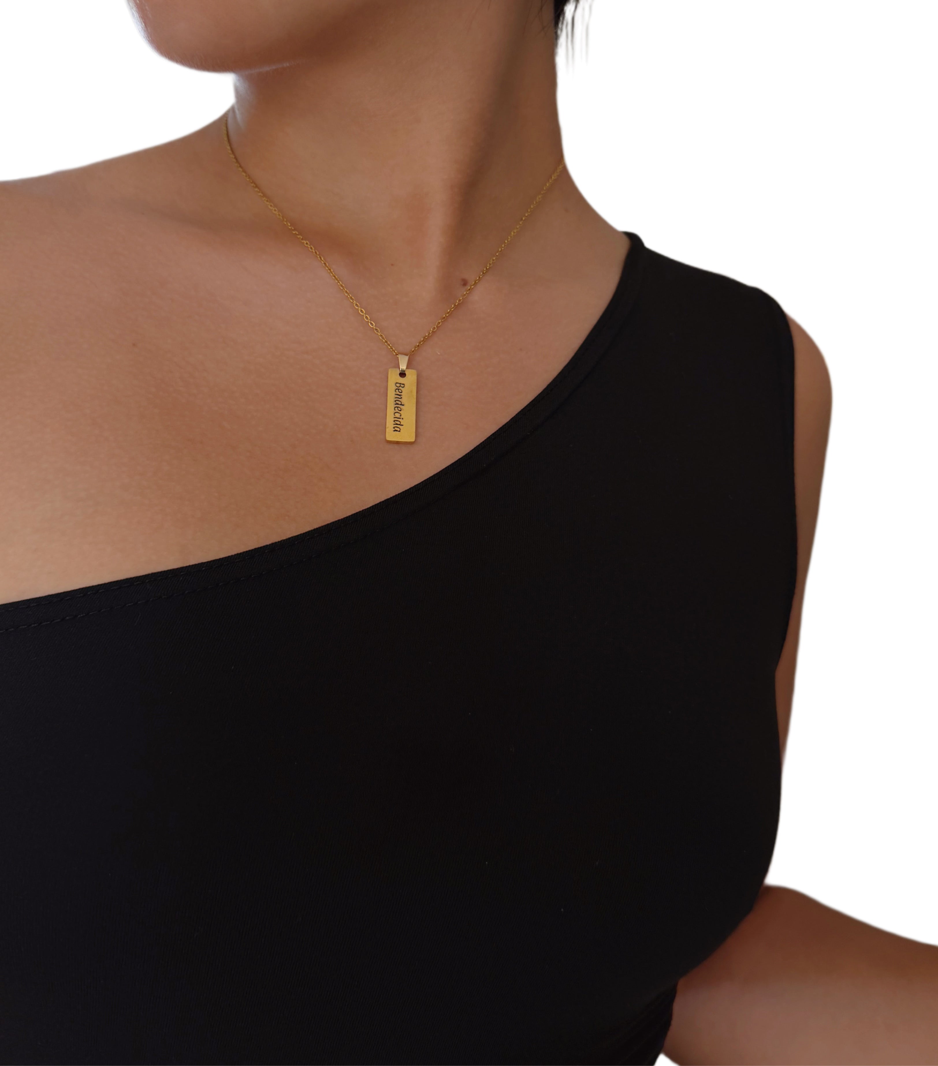 Bar custom  necklace
