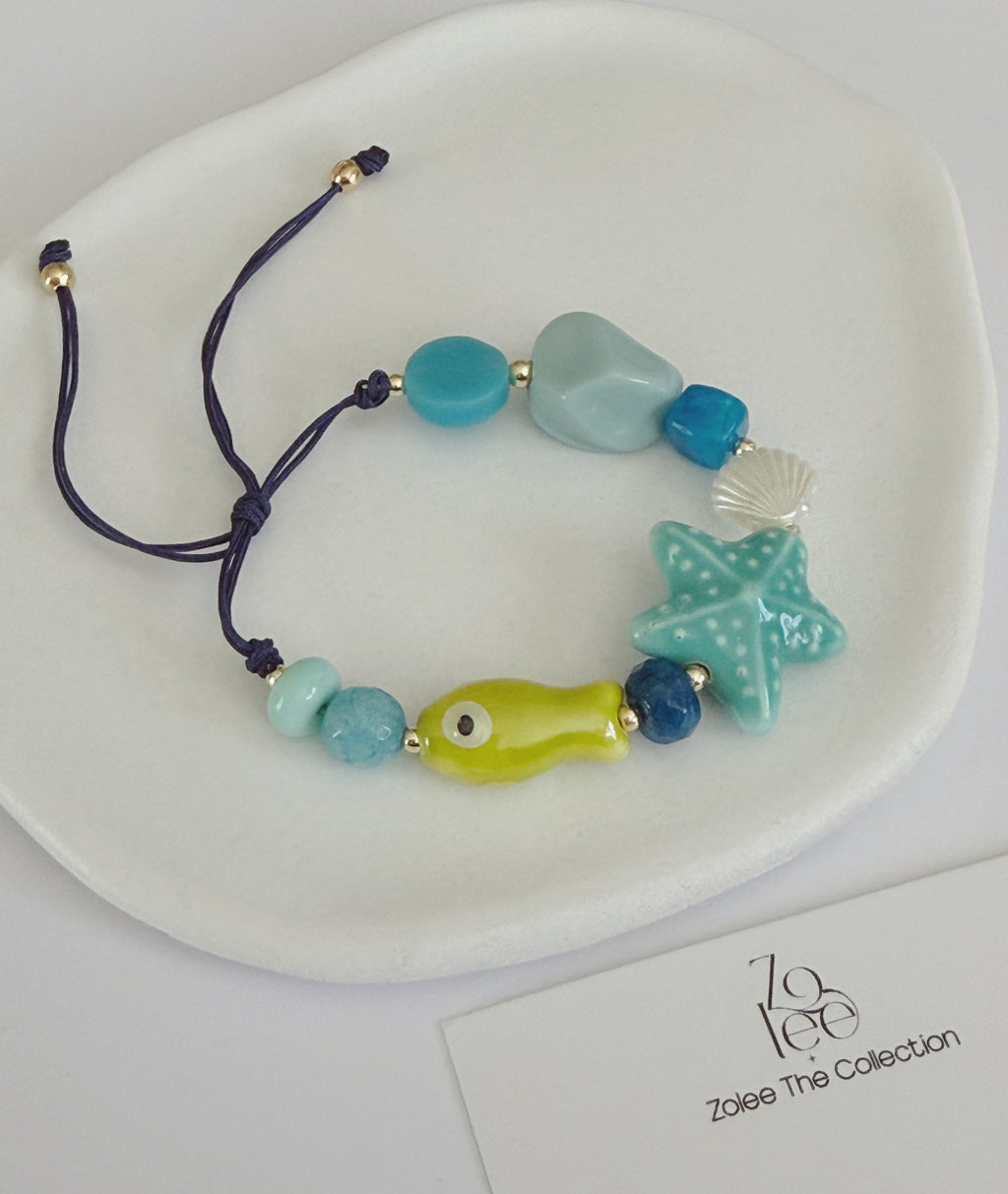 Aqua crush bracelet