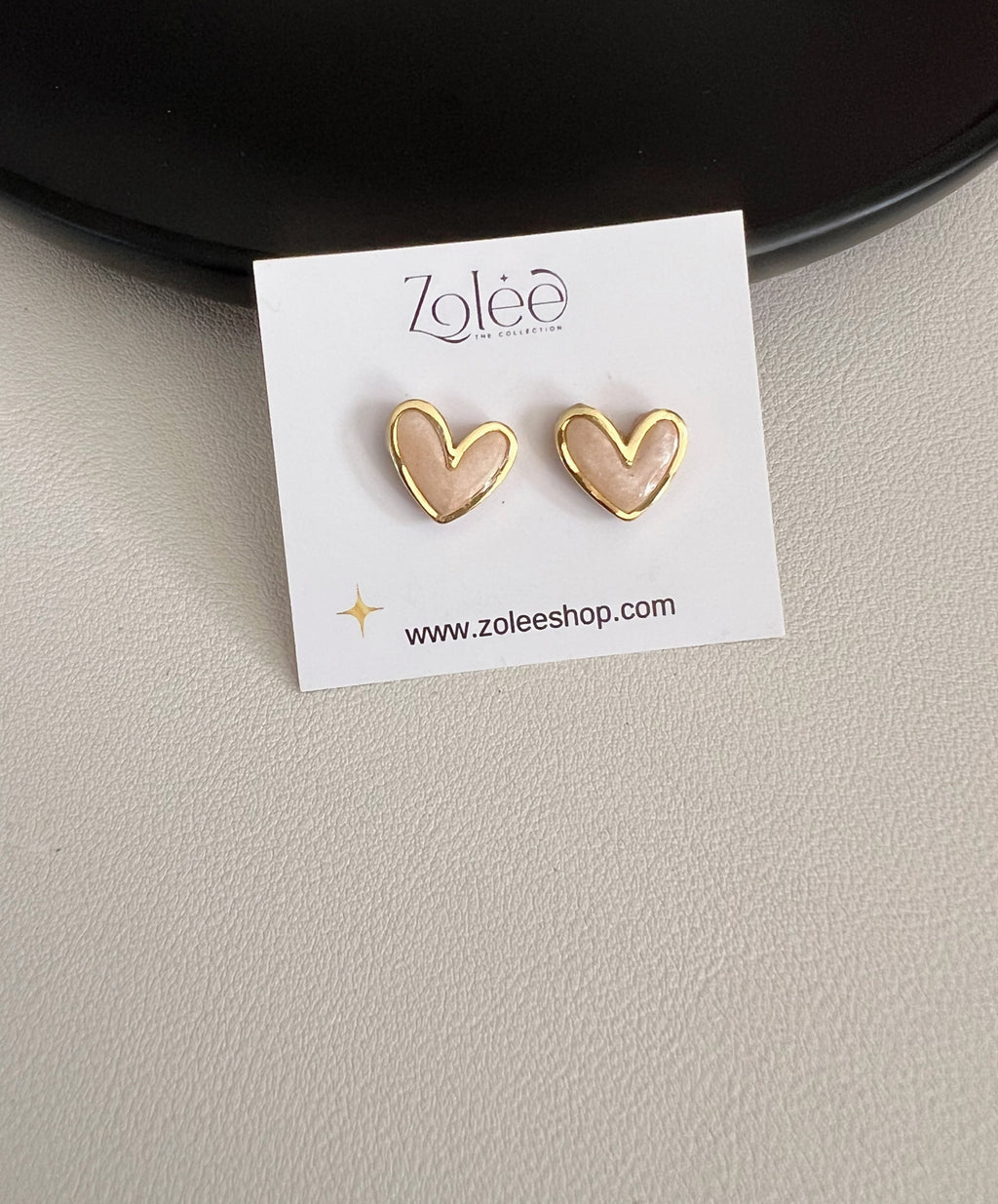 Heart studs