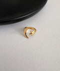Moon star ring