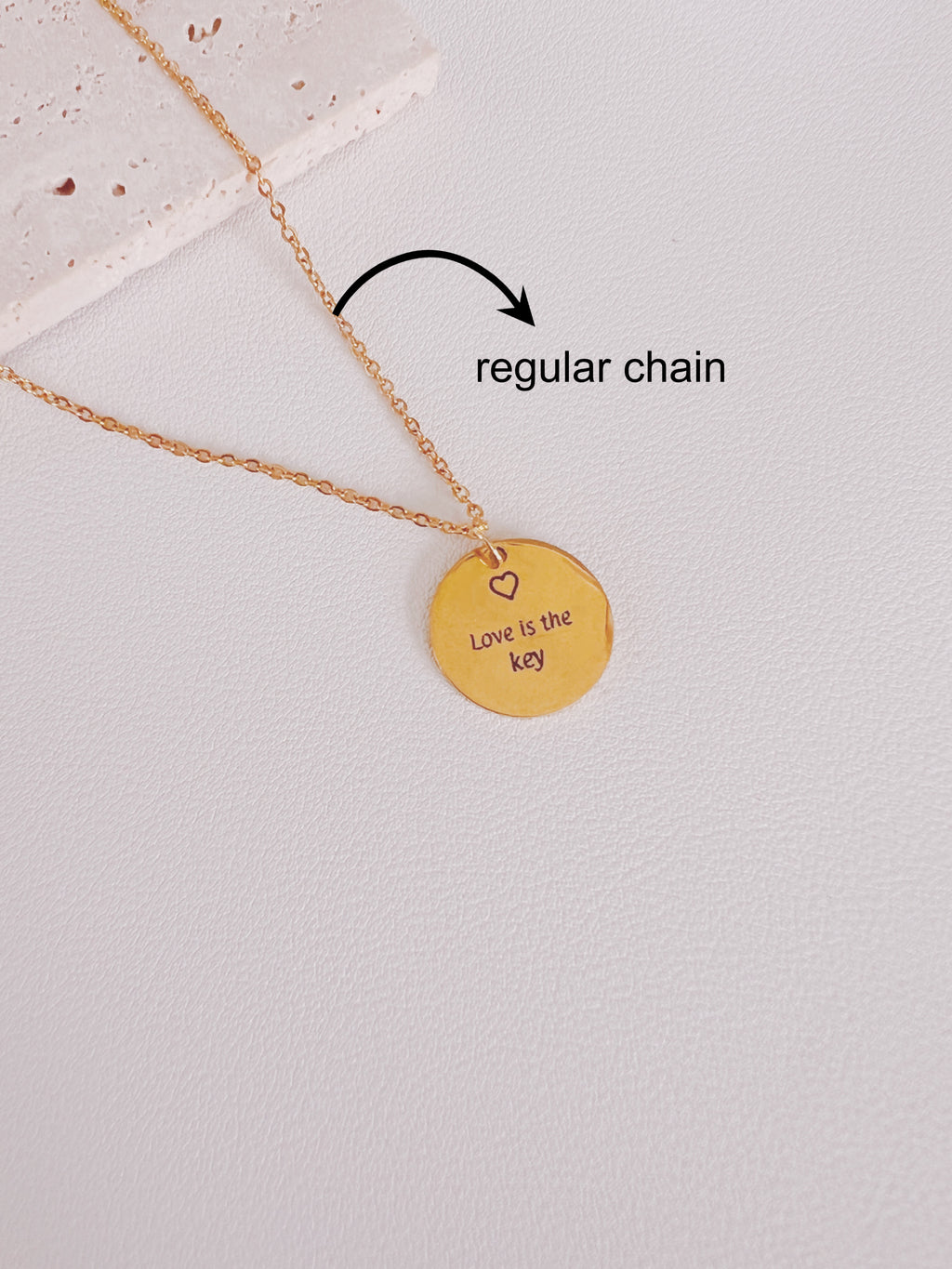 Lock  customized  necklace