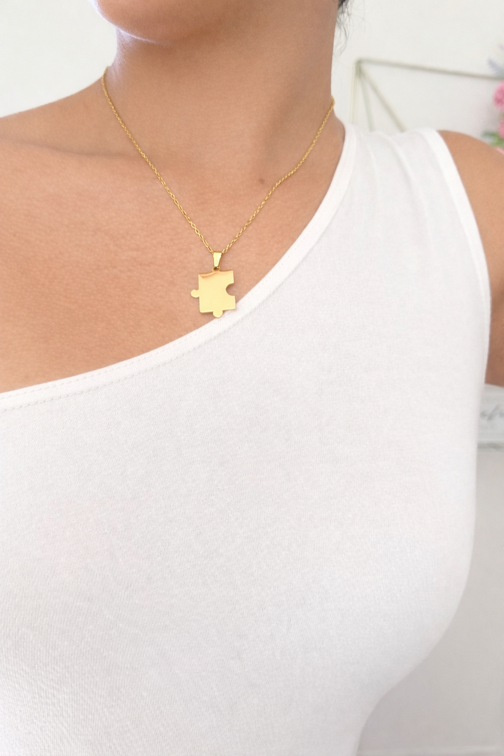 Puzzle necklace set