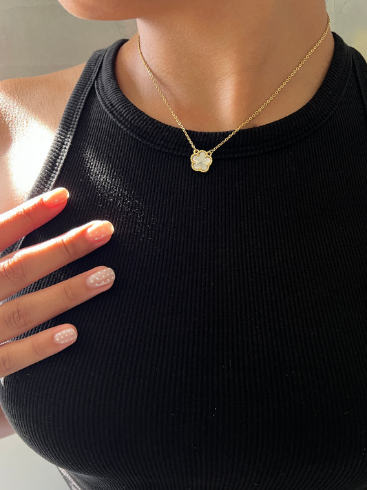 Double tone necklace