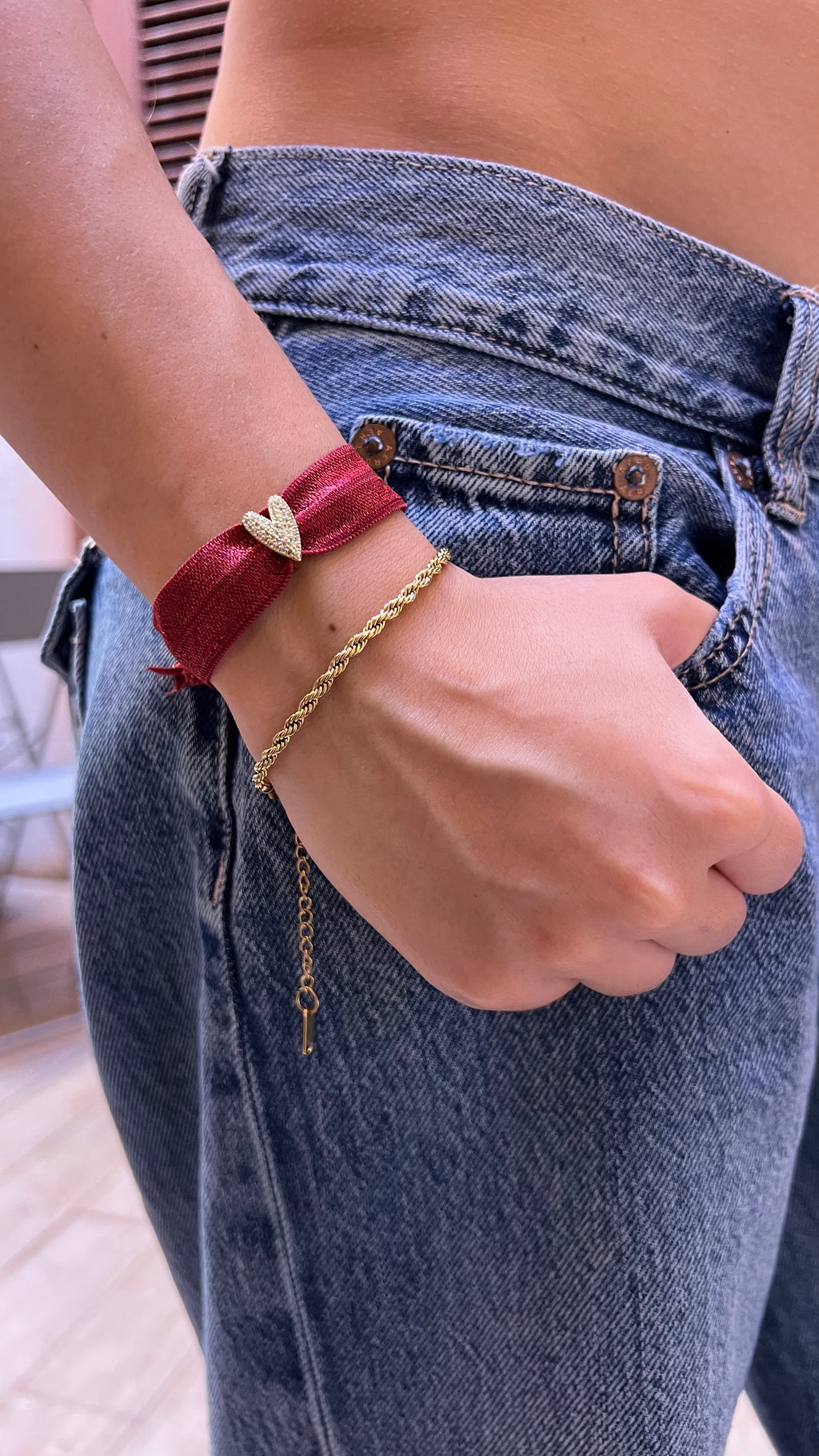 Ari  heart  bracelet