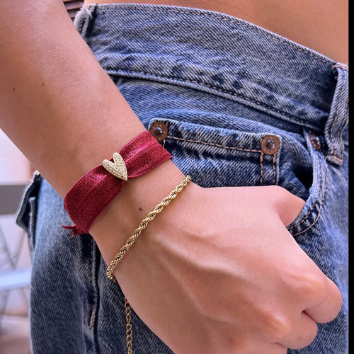 Ari  heart  bracelet