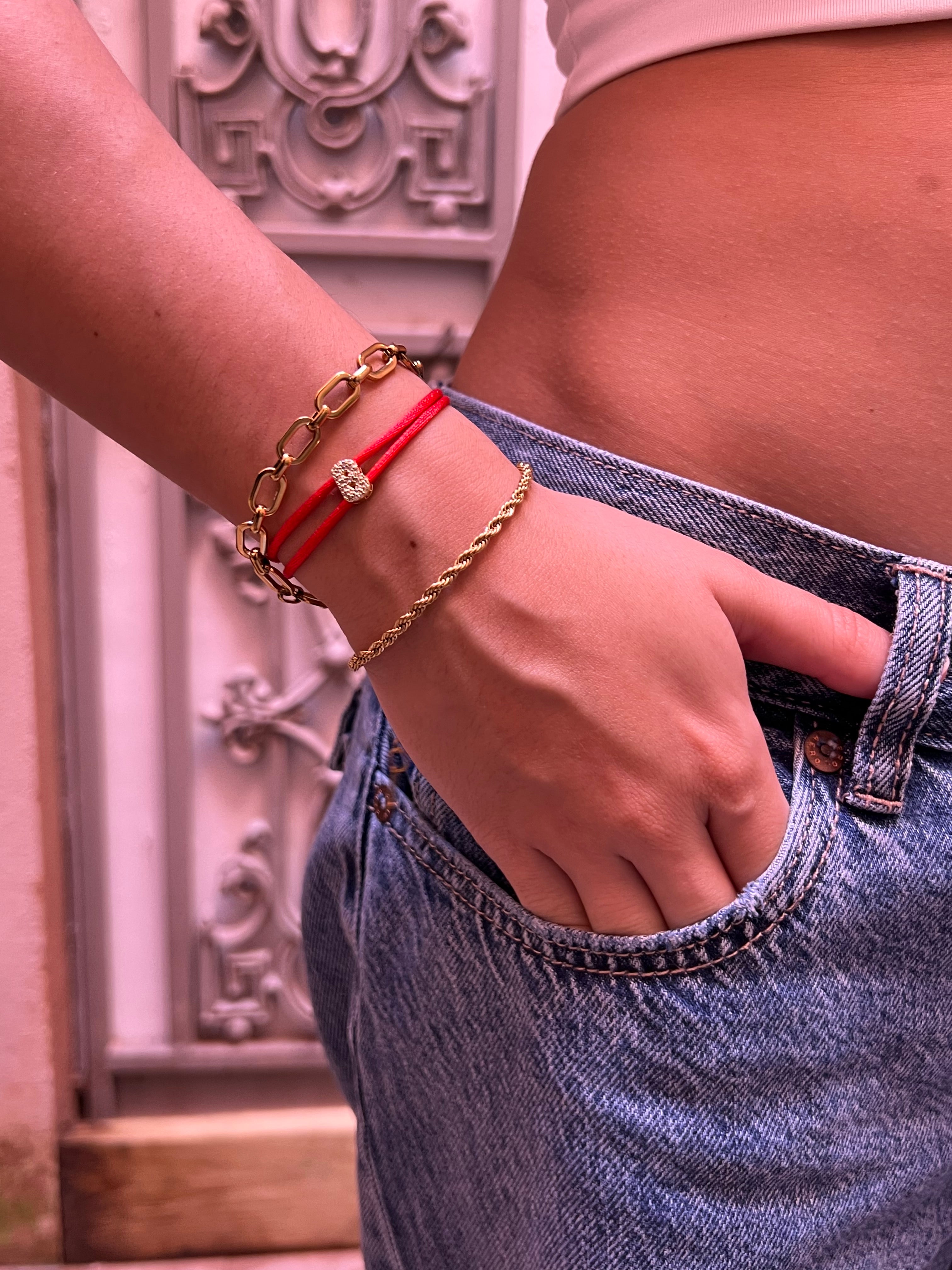 Maddie initial  bracelet