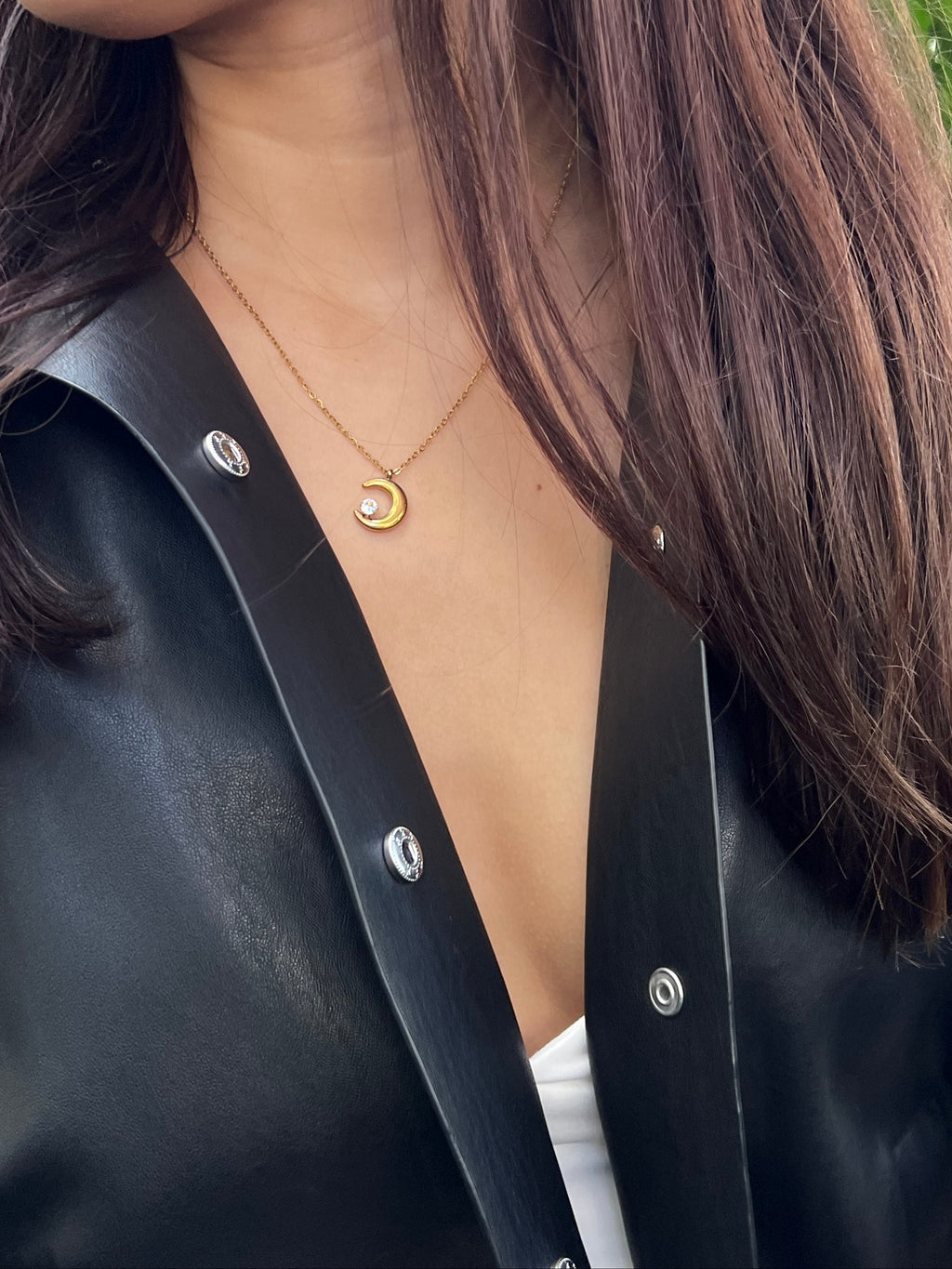 Moon necklace